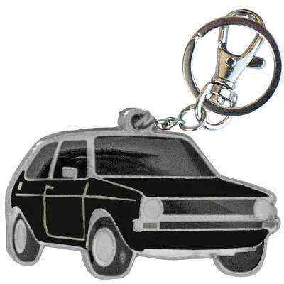 Retro kulcstart, Volkswagen VW Golf I, fekete Auts kult termkek alkatrsz vsrls, rak